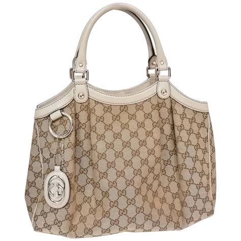 gucci handbag white leather|leather gucci handbags used.